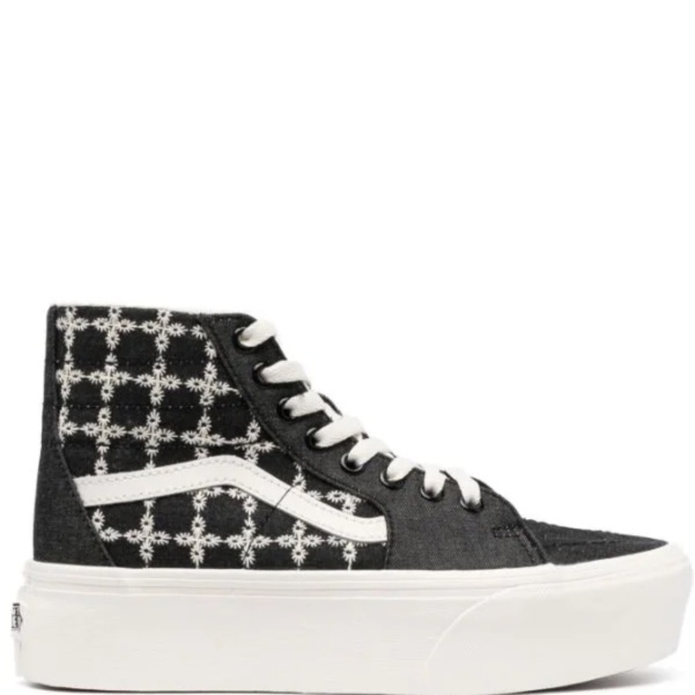 Vans Sk8-Hi embroidered platform sneakers mens 8.5-women’s 10